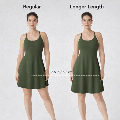 Glidform™ – Built-In Shorts, Pockets & Bra Support Athletic Dress + 50% OFF