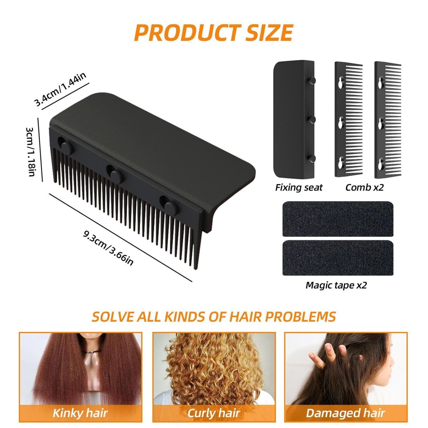 💖🔥Limited time offer, last day 56% off🎁Flat Iron Comb