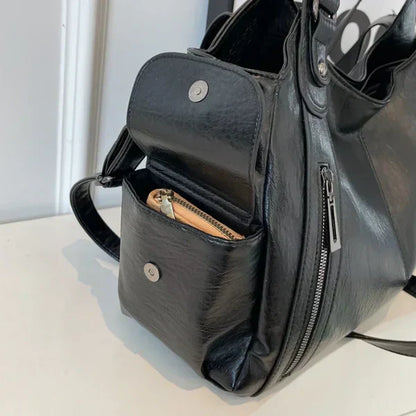 LuxeCarry™ - Leather Handbag