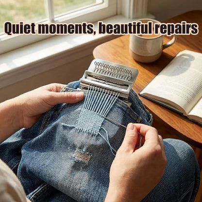 AWINQQY PatchMaker 2.0 Darning Loom Weaving Tool Kit