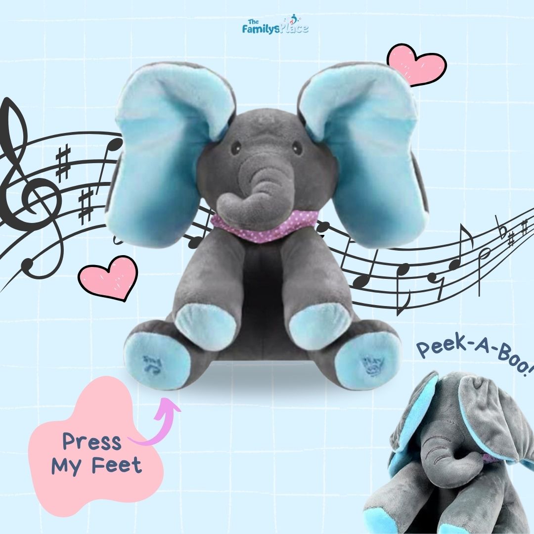 Peek a boo Talking Elephant - The find spot™
