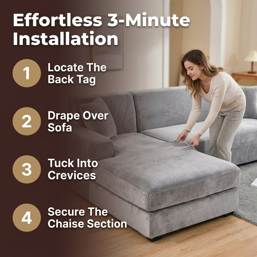 Premium Universal Sofa Cover - Complete Stain Protection