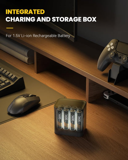 🔋 50% OFF NOW! ⚡ Rechargeable AA/AAA Lithium Battery – Long-Lasting, Fast Charging & Eco-Friendly 📦