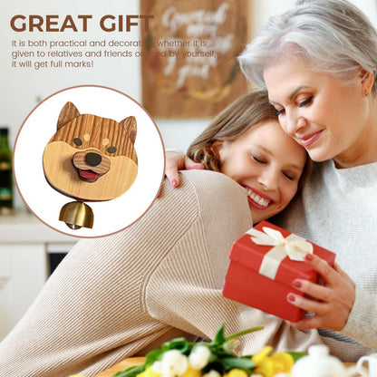 🔥Hot Selling🔥Wooden Shiba Inu Wind Chime Doorbell