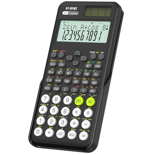 991ES MAX 417 Functions Scientific Calculator 4-Line Display Notepad