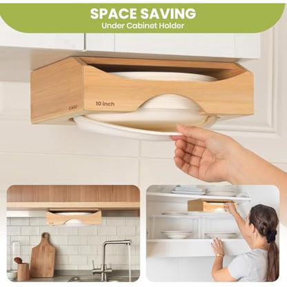 10-inch Paper Plate Dispenser Under Cabinet