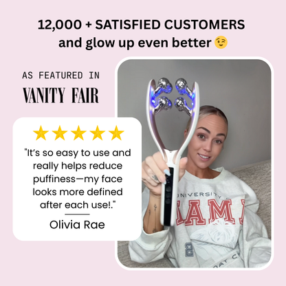 ✨Wireless Facial Massager – Portable Rechargeable Skin Lifting & Puffiness Reducer