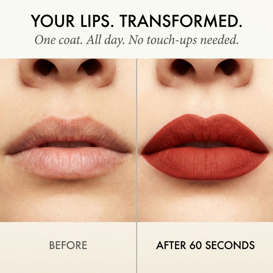 Velvara™ – Matte Liquid Lipstick Set, 10 Shades, Waterproof & Vitamin E + 50% OFF