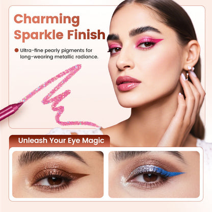 Maviglow™ – 14-Color Waterproof Metallic Gel Eyeliner Set 