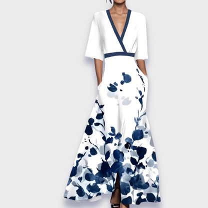 Leona | Elegant Floral Dress