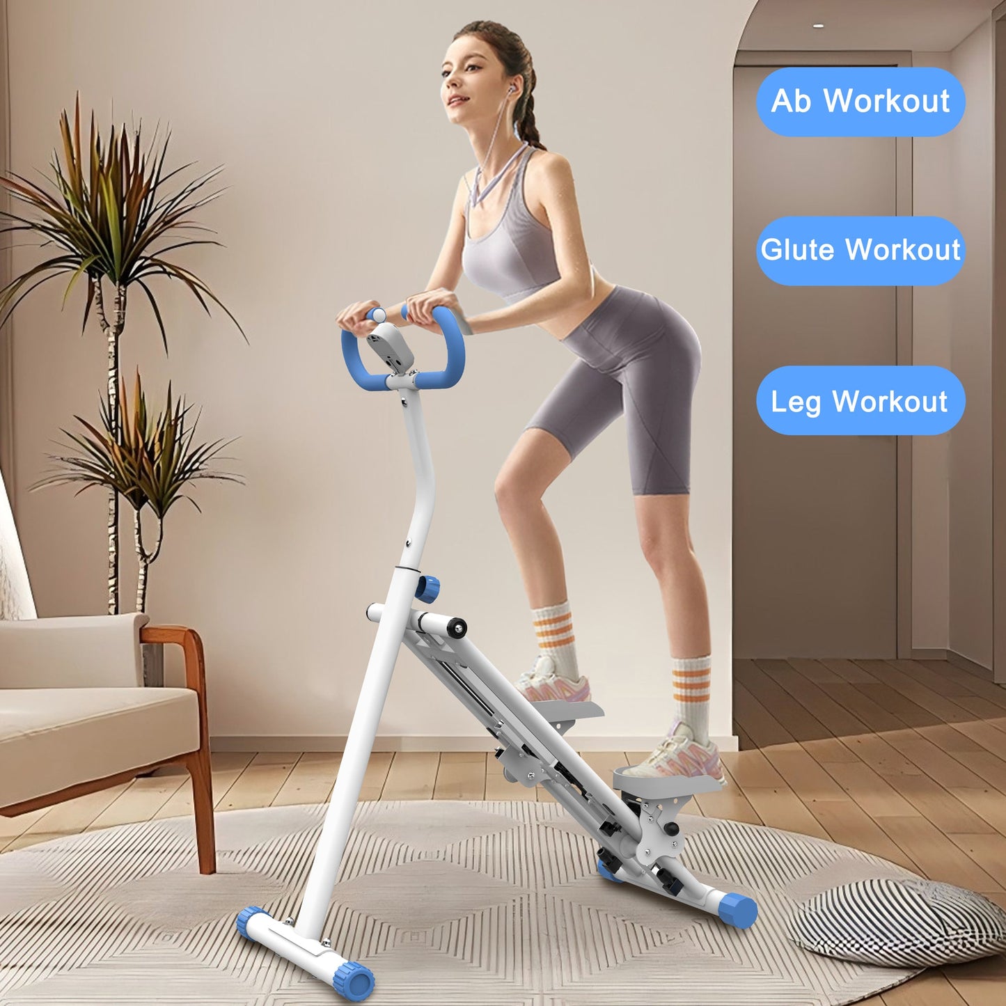 ProFit Foldable 3-in-1 Stair Stepper & Vertical Climber | Upgraded Resistance