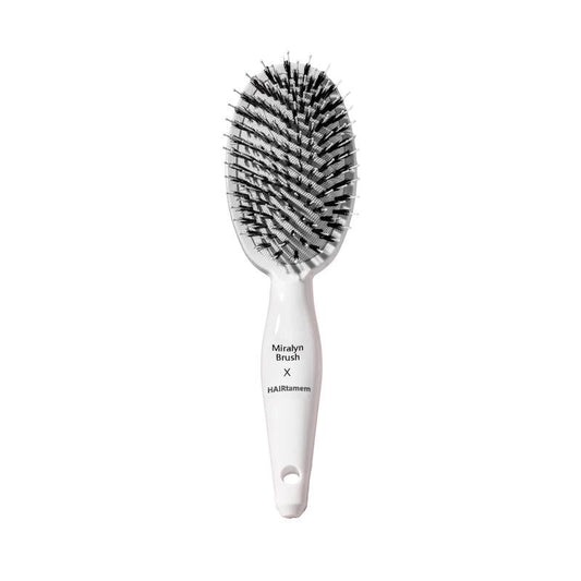 Viral World-Famous 5x Sold Out Paddle Brush - Smoother, Stronger, Shinier Hair - Boar Bristle Brush with Nylon Bristles and Microsphere Massaging Tips