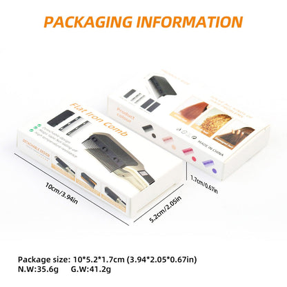 💖🔥Limited time offer, last day 56% off🎁Flat Iron Comb