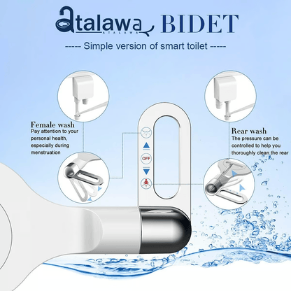 Smart Toilet Flusher(Hot and cold temperatures can be adjusted freely)