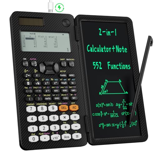 991ES MAX 417 Functions Scientific Calculator 4-Line Display Notepad