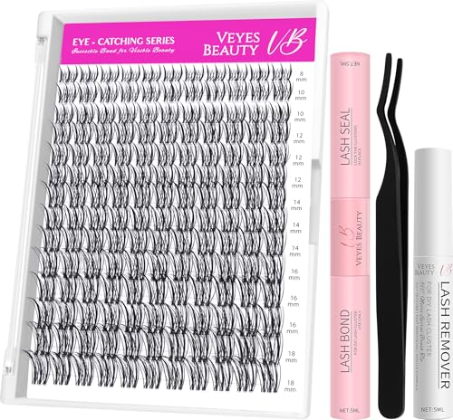 Eye-Catching Series Individual Cluster False Eyelashes 8-18mm