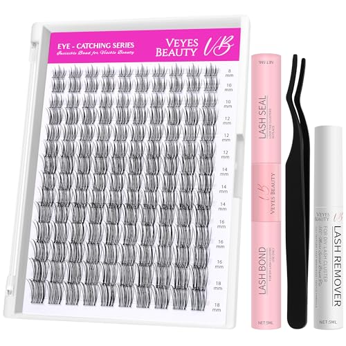 Eye-Catching Series Individual Cluster False Eyelashes 8-18mm