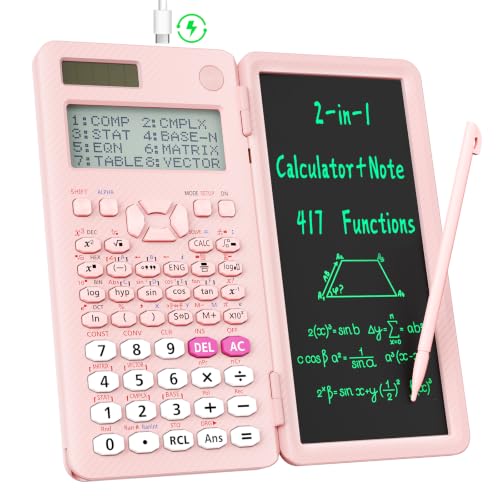 991ES MAX 417 Functions Scientific Calculator 4-Line Display Notepad