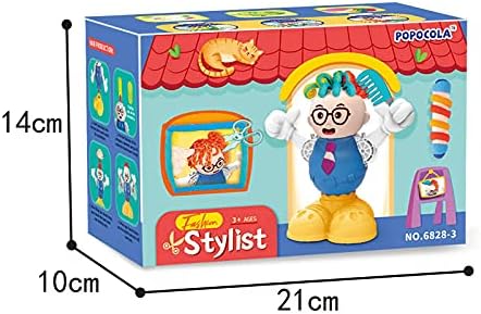 Cuts Stylist Hair Salon Tools Playset, Color Dough Sets