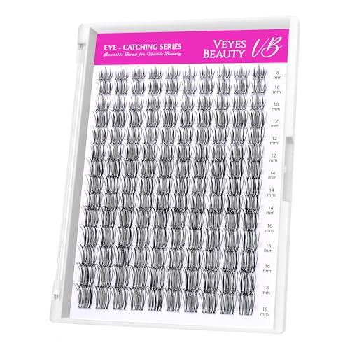 Eye-Catching Series Individual Cluster False Eyelashes 8-18mm