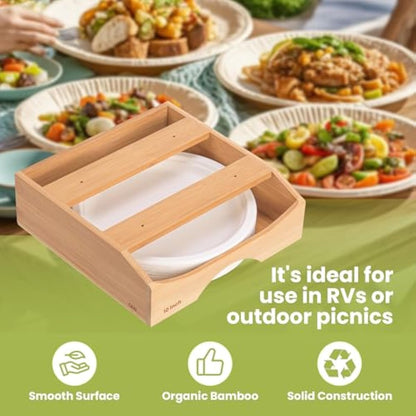 10-inch Paper Plate Dispenser Under Cabinet