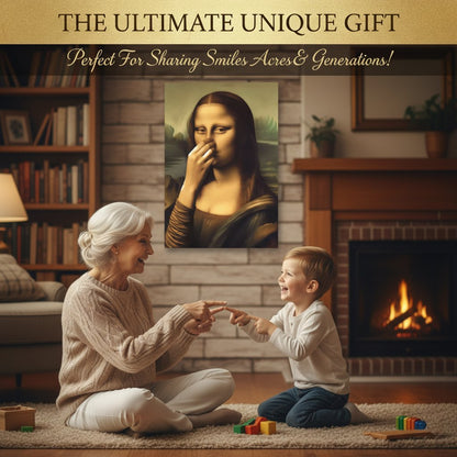 Interesting Mona Lisa art imitation oil painting wall decoration