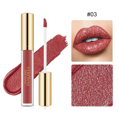 DiamondShine Liquid Lipstick - 16-Hour Shine, All-Day Comfort - 1+1 FREE