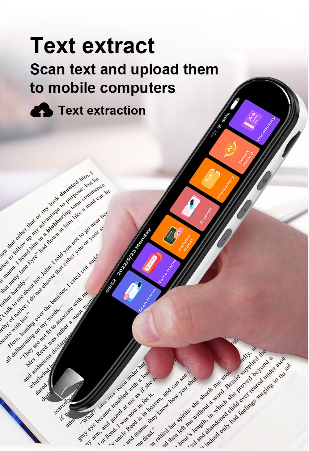 Accurate 112 language translation scanning reading pen