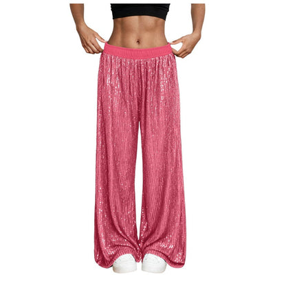 🔥Hot Sale Offers-Women’s Glimtora Wide-Leg Pants with Elastic Waist