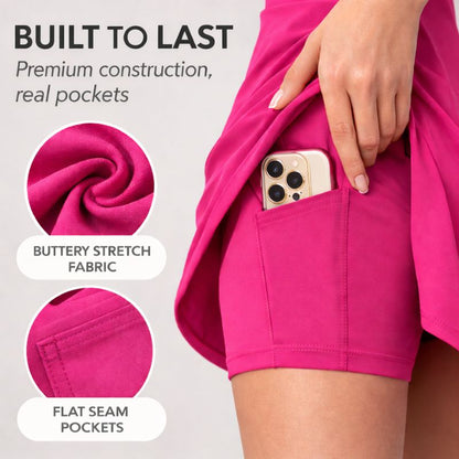 Glidform™ – Built-In Shorts, Pockets & Bra Support Athletic Dress + 50% OFF