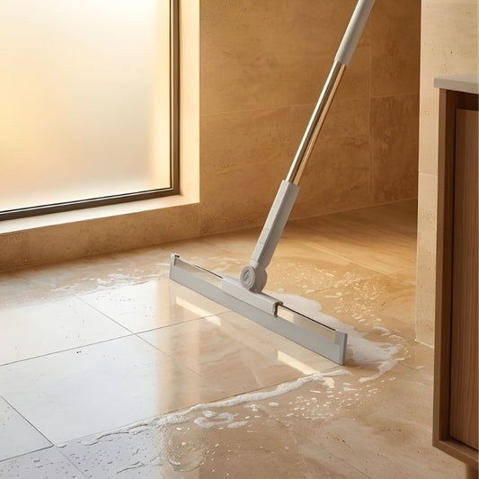 Pivora™ – 180° Pivot Head Telescoping Floor & Window Squeegee Broom + 50% OFF
