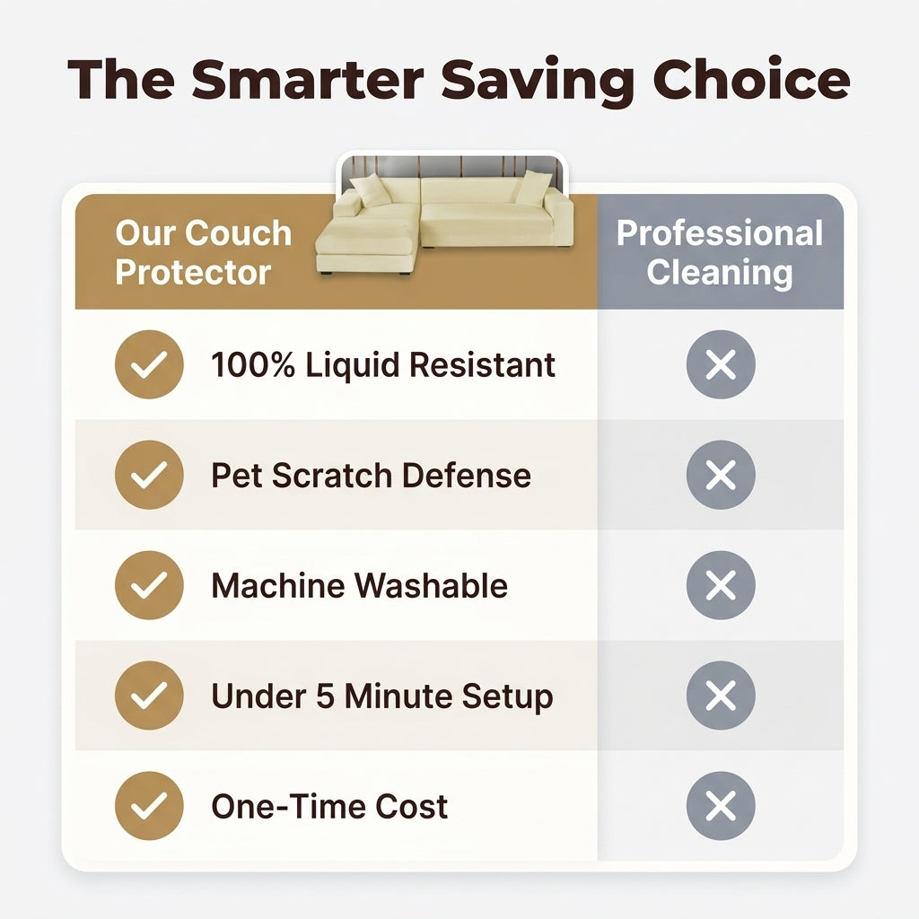 Premium Universal Sofa Cover - Complete Stain Protection