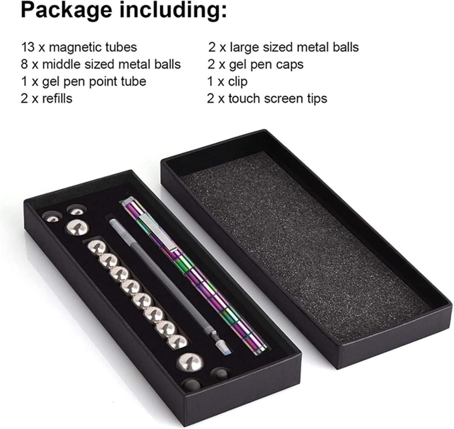 Magnetic fingertip pen, decompression magnetic pen fingertip toy pen