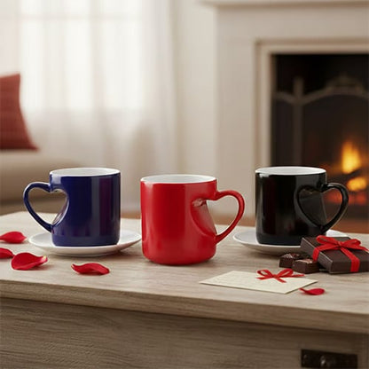 🔥Buy More Save More💖Heart-shaped Color-changing Ceramic Mug🎁