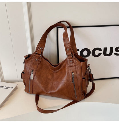 LuxeCarry™ - Leather Handbag