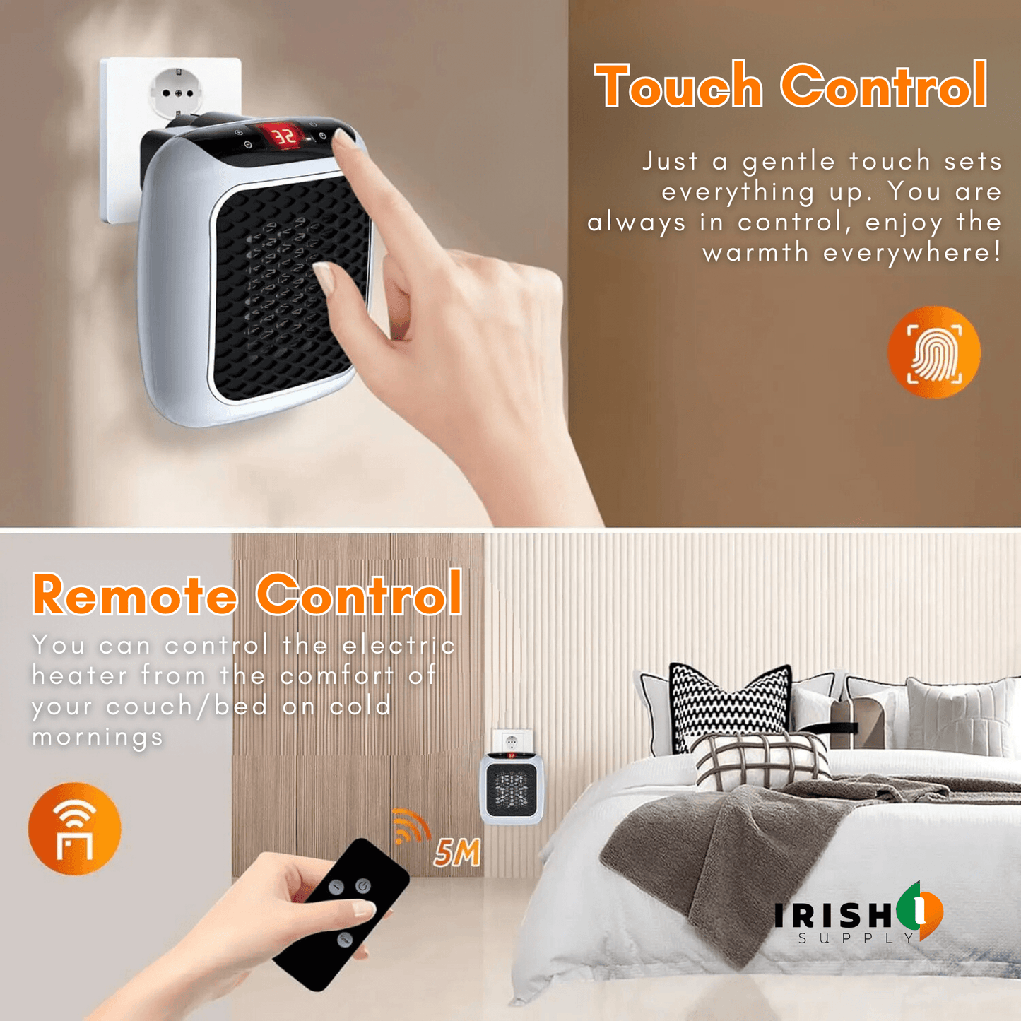 HEATPOD Wall Mounted Portable Heater