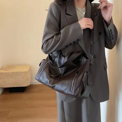 LuxeCarry™ - Leather Handbag