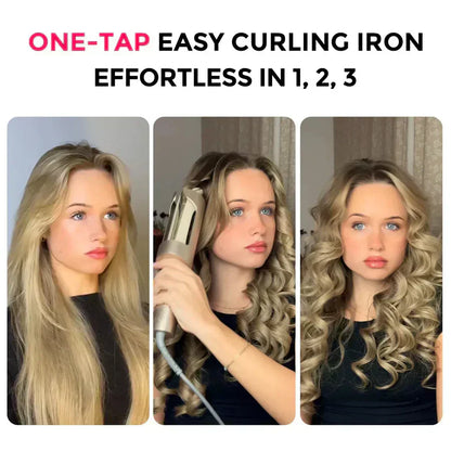 Automatic Hair Curler - 4 Temperature Settings, Tangle-Free Technology & Long-Lasting Curls for Salon-Worthy Styling