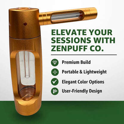 ZenPuff Bubbler - Cooler, Smoother Hits Instantly + 50% OFF