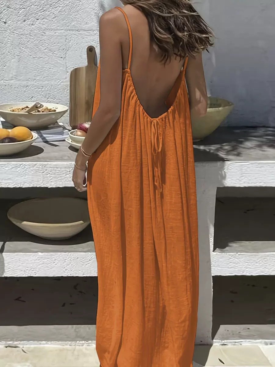 ✨Elegant Backless Cami Dress for Romantic Moments