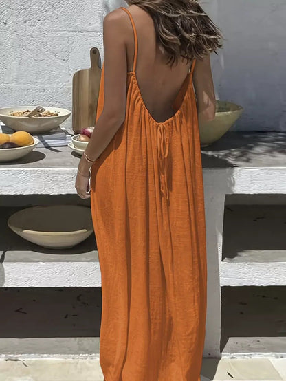 ✨Elegant Backless Cami Dress for Romantic Moments