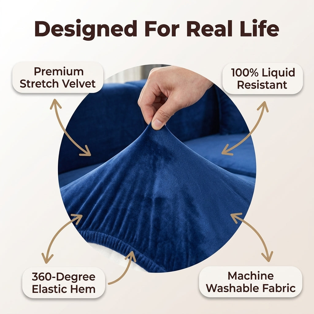 Premium Universal Sofa Cover - Complete Stain Protection