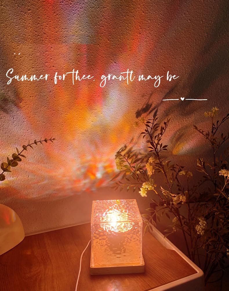 The Livorawell Cube - Water Ripple Projection and Customizable Ambiance + 50% OFF