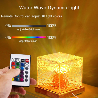 The Livorawell Cube - Water Ripple Projection and Customizable Ambiance + 50% OFF