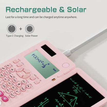 991ES MAX 417 Functions Scientific Calculator 4-Line Display Notepad