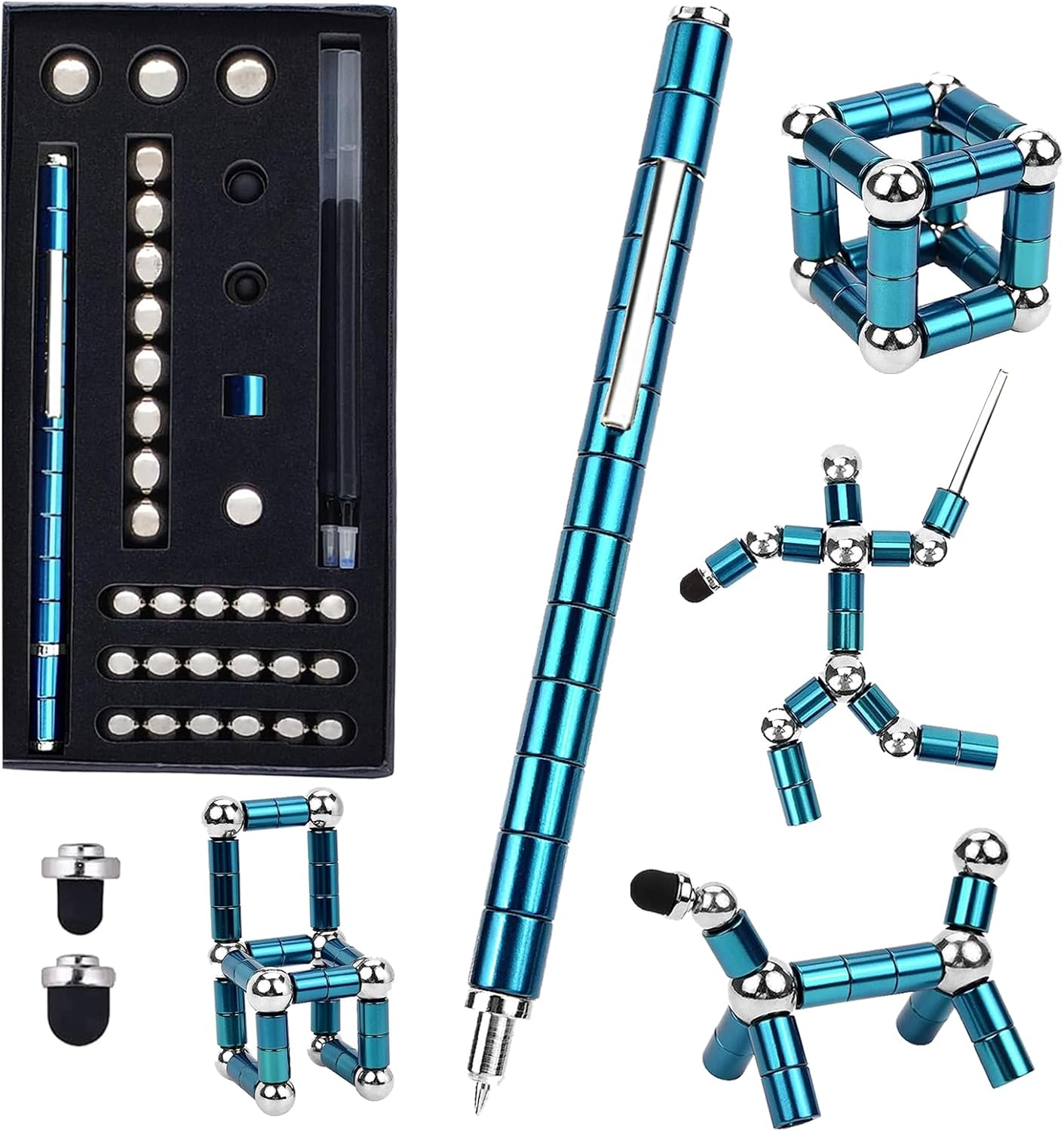 Magnetic fingertip pen, decompression magnetic pen fingertip toy pen