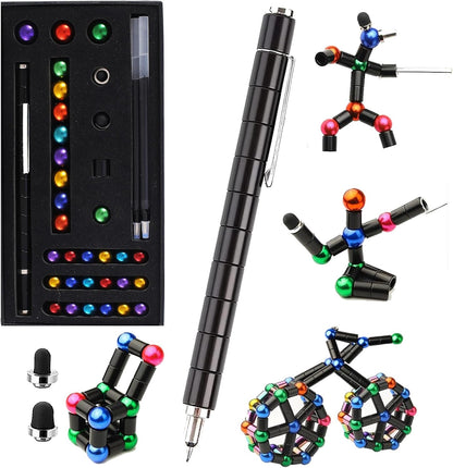 Magnetic fingertip pen, decompression magnetic pen fingertip toy pen