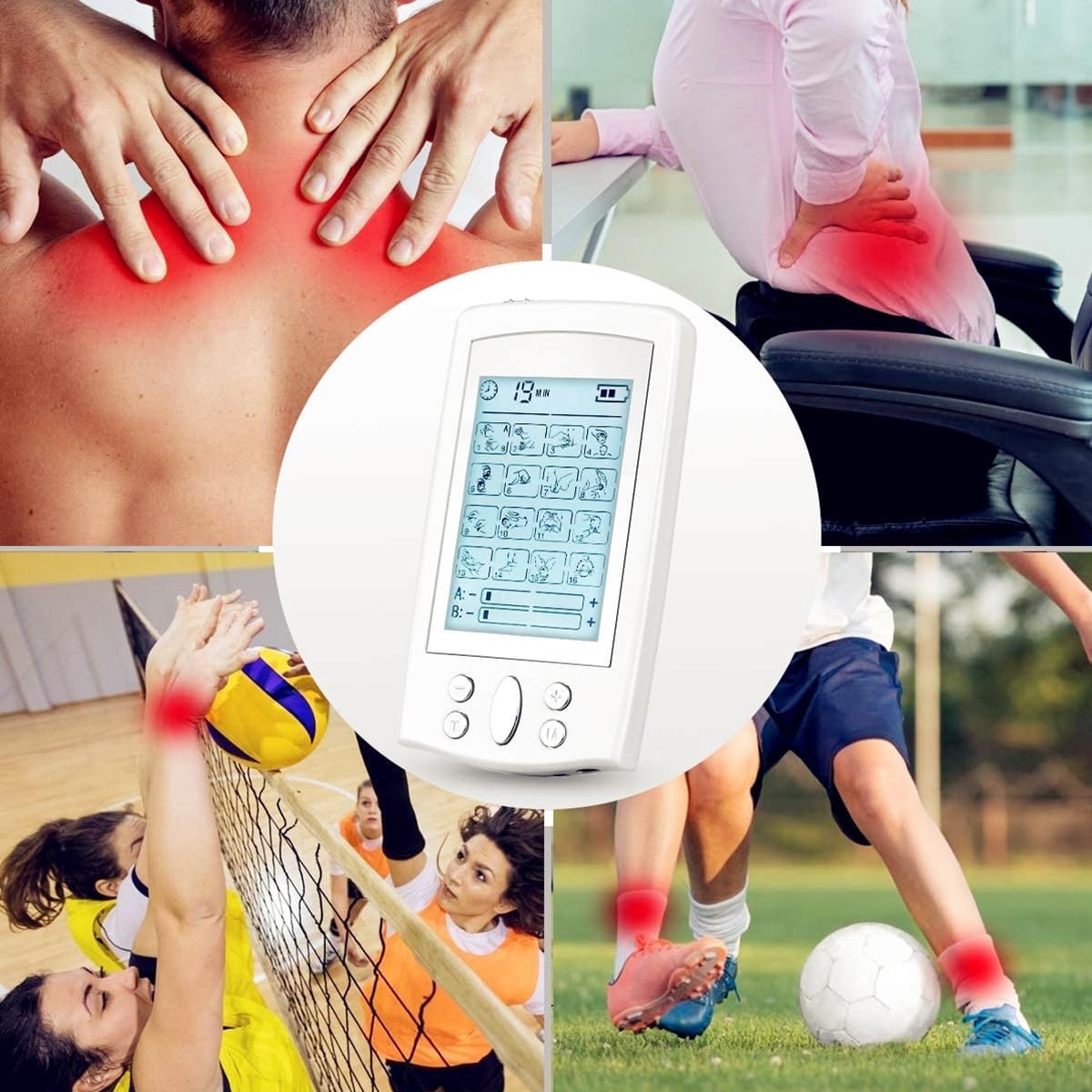 Vyrin PulseMate — Portable Acupuncture Pulse Massager for Muscle Relief