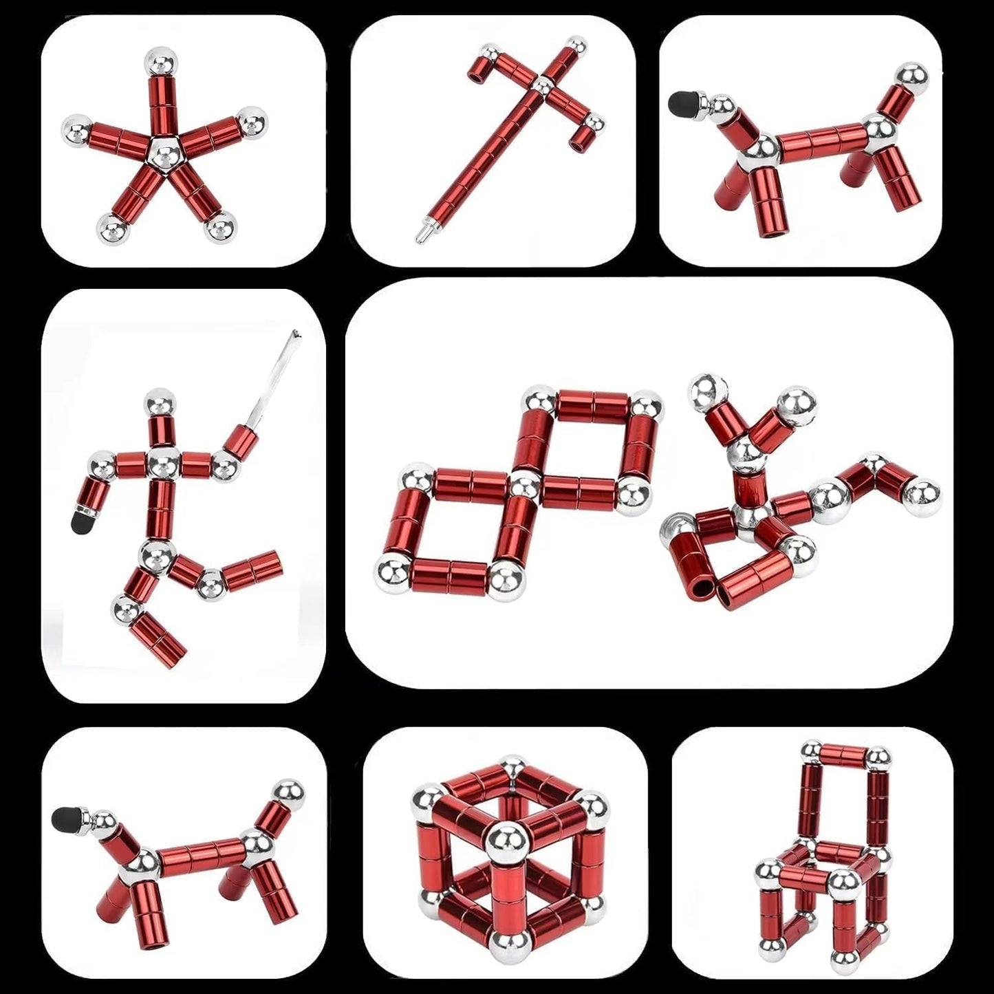 Magnetic fingertip pen, decompression magnetic pen fingertip toy pen