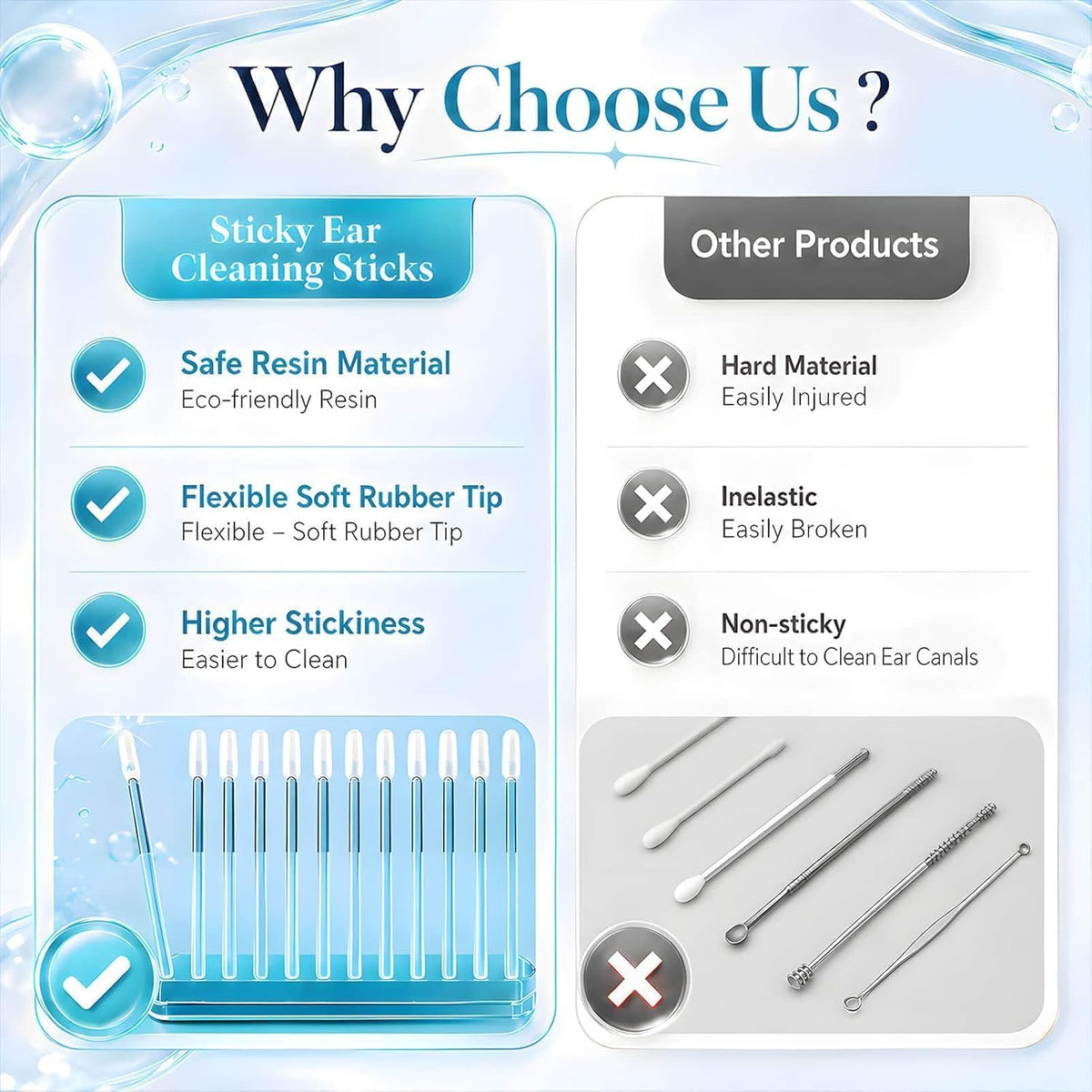Sticky Ear Wax Removal Tool 24-Piece Set